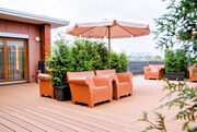 Outdoor atmosphere Outdoor atmosphere with comfortable seats