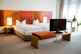 Suite Schlafzimmer mit Doppelbett